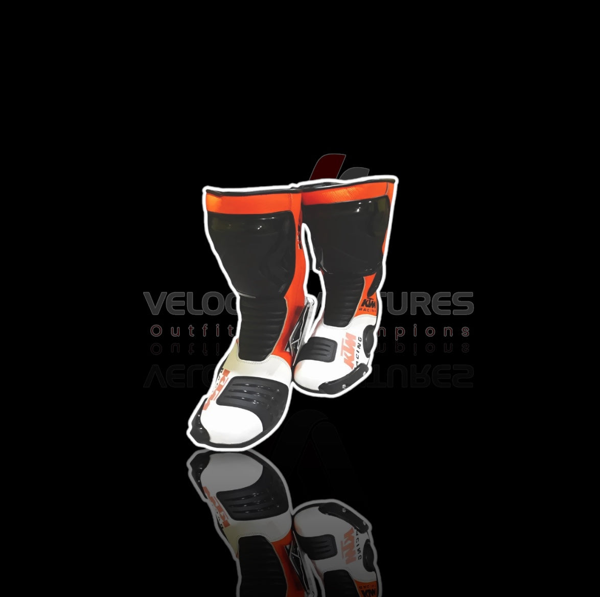 KTM Premium CE Approved Motorcycle Racing Boots – Anti-Slip Grip, Ankle Protection, Reinforced Toe & Heel | Men’s Sportbike Riding Footwear