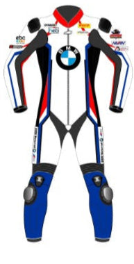 Velocity Ventures BMW Custom  two-Piece Motorcycle Racing leather Suit