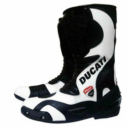 New Custom Ducati Motorcycle Racing Boots with Superior Protection and Comfort