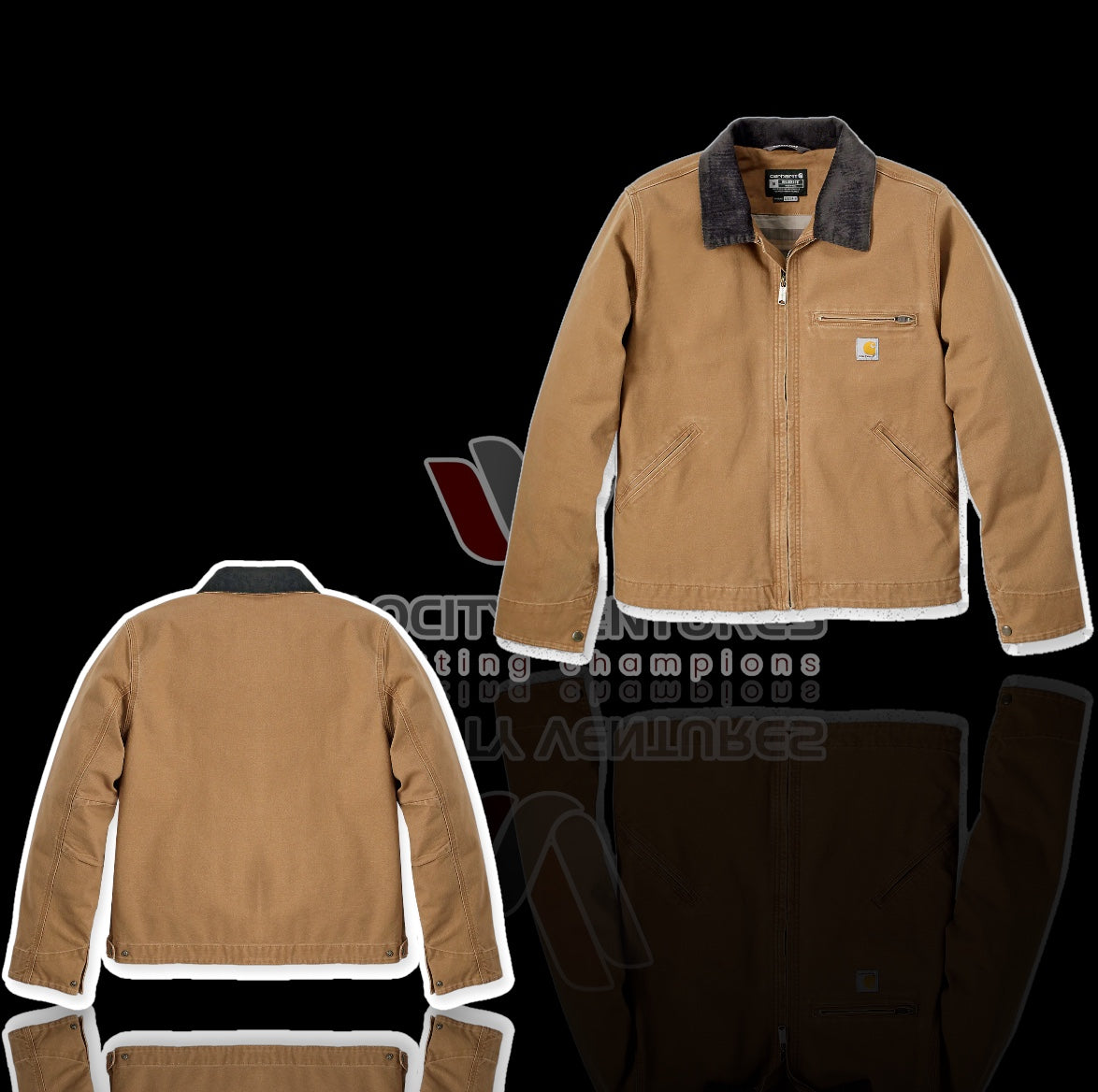Carhartt Canvas Jacket Vintage Workwear Coat | Heavy Duty  Jacket| Warm Durable Outdoor Gear