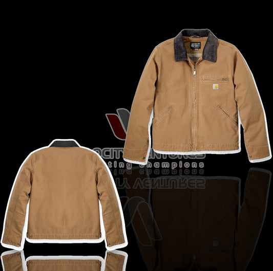Carhartt Canvas Jacket Vintage Workwear Coat | Heavy Duty  Jacket| Warm Durable Outdoor Gear