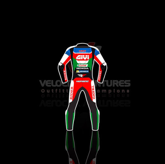 Honda CE-approved racing leather suit with armor, tailored fit & durable protection. Ideal for serious motorbike riders. Built for safety, comfort, and speed.