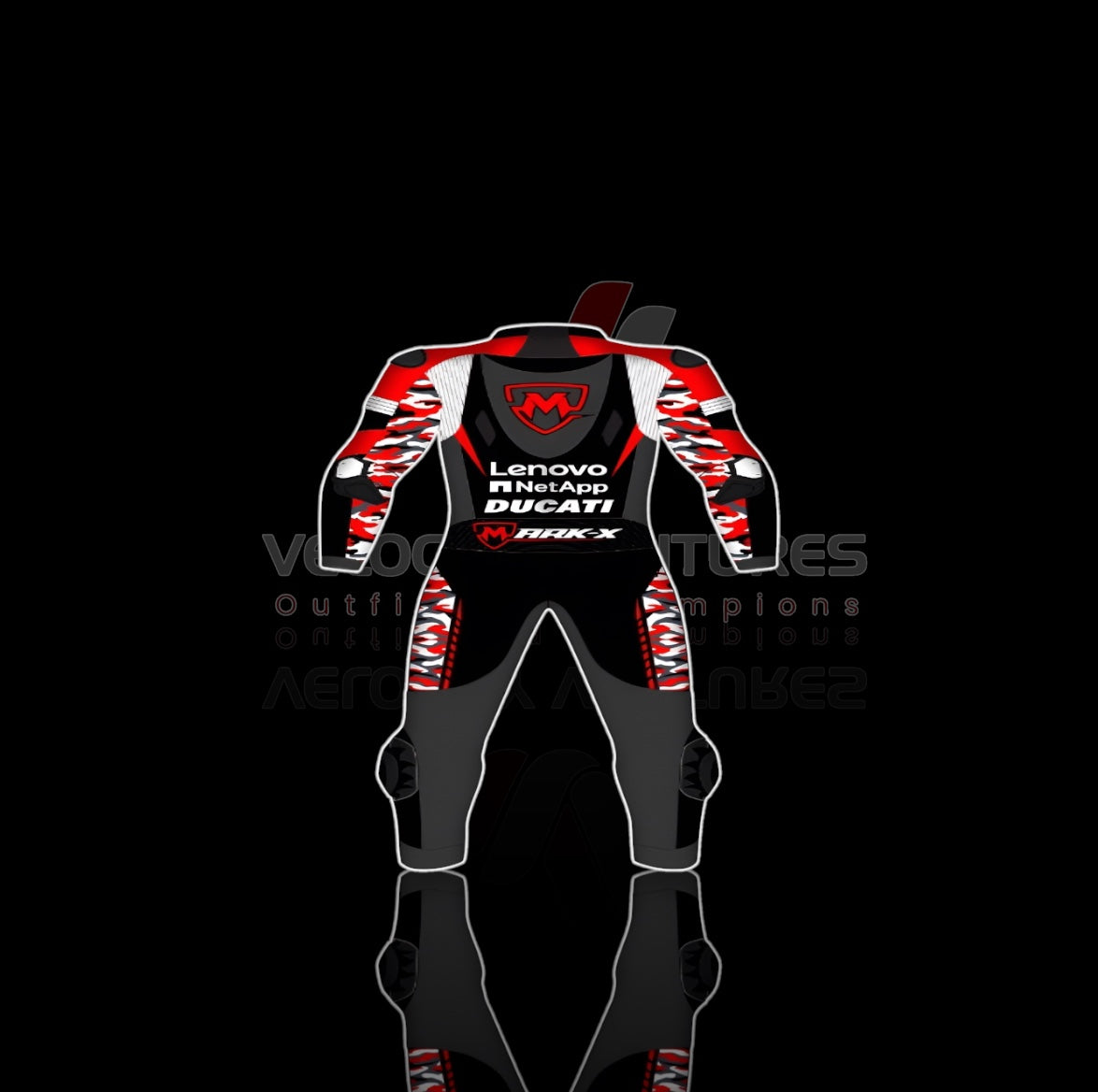 Lenovo CE-approved racing leather suit with armor, tailored fit & durable protection. Ideal for serious motorbike riders. Built for safety, comfort, and speed.
