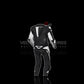 Macna CE-approved racing leather suit with armor, tailored fit & durable protection. Ideal for serious motorbike riders. Built for safety, comfort, and speed.