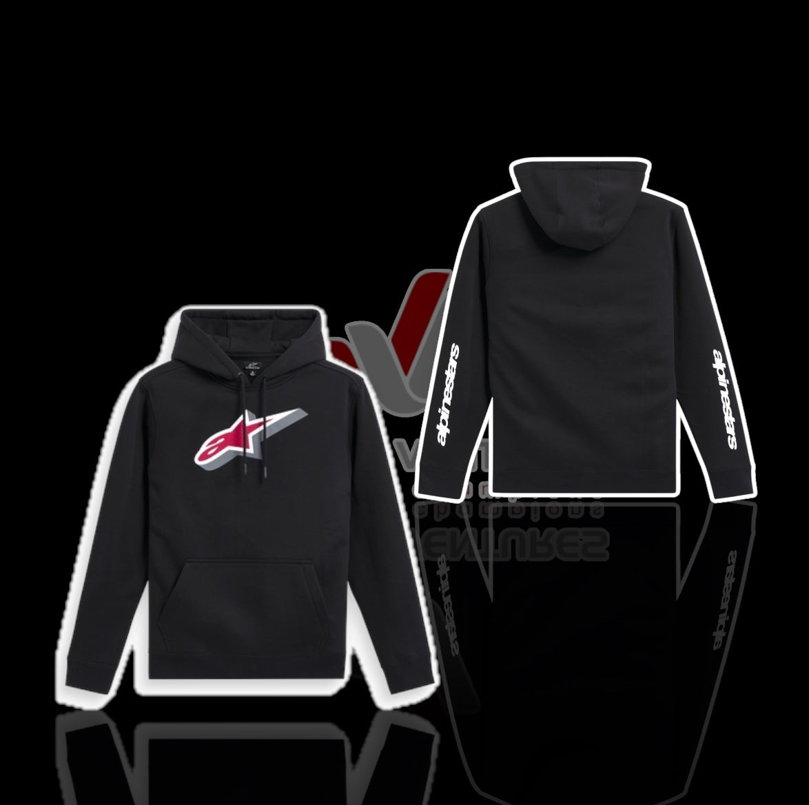 Alpinestar Pull Over Motorbike Hoodie | High Quality Men's Hoodies | Unisex Pullover Hoodies | Custom logo Blank Heavyweight Men Custom Cotton Hoodie