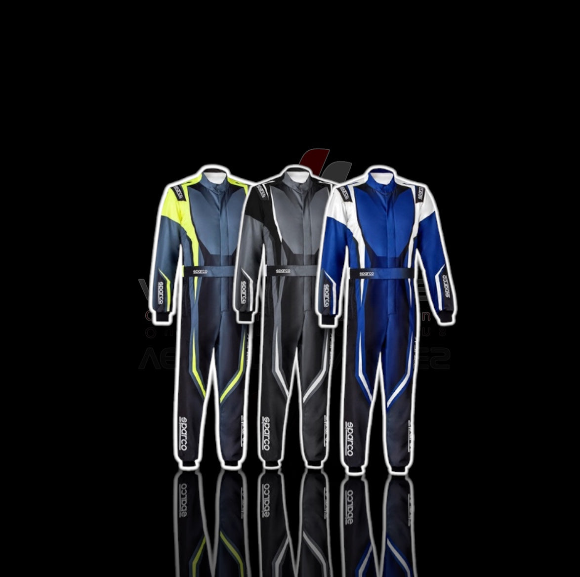 Sparco 2-Layer Go Kart Racing Suit – Cordura 600D, Cool Max, Stretch Fit