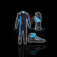 Sparco Kart Racing Suit + Shoes + Gloves Set – 3-in-1 Custom Karting Gear Combo | Lightweight, Breathable & Race-Ready with Bulk Order Discounts.