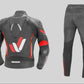 2 Piece Motorbike Racing Leather Suit- CE Approved Motorbike Riding Suit With Protective Armours