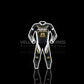 Suzuki GSX CE-approved racing leather suit with armor, tailored fit & durable protection. Ideal for serious motorbike riders. Built for safety, comfort, and speed.