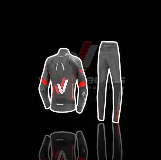 Velocity Ventures 2 piece CE-approved racing leather suit with armor, tailored fit & durable protection. Ideal for serious motorbike riders. Built for safety, comfort, and speed.