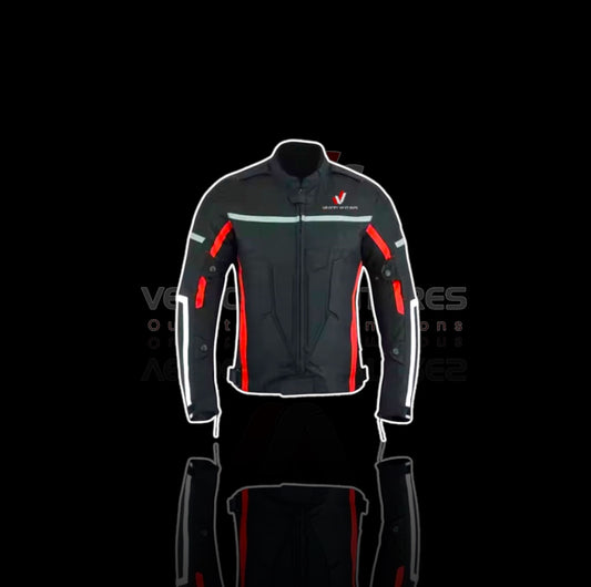 Velocity Ventures Waterproof Motorcycle jacket Riding Jacket- Ultimate Protection & Comfort