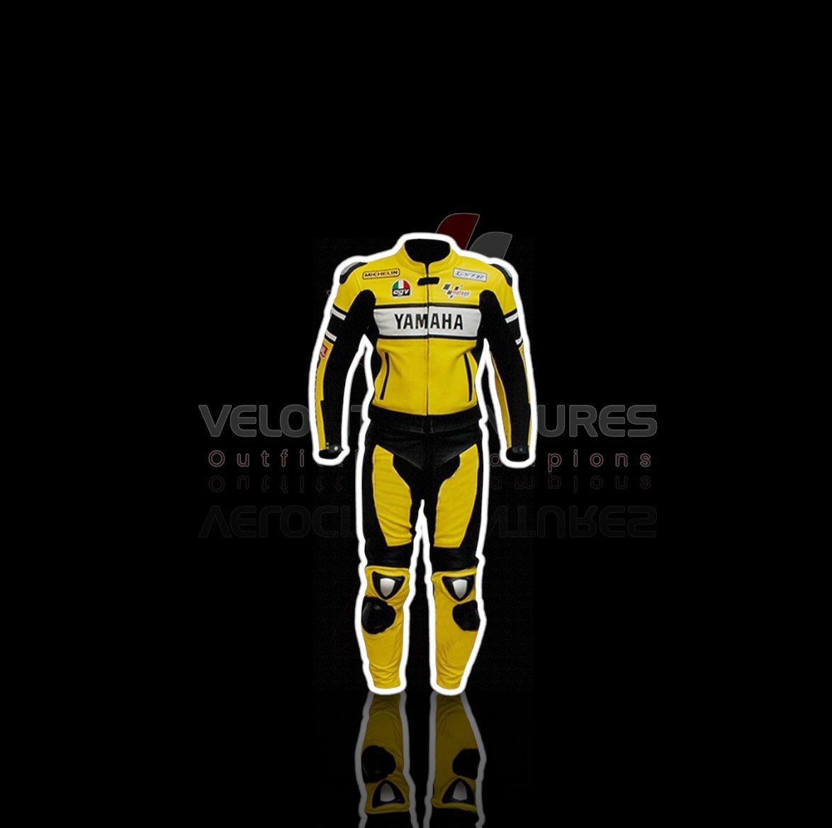 YAMAHA 1PCS, 2PCS CE-approved racing leather suit with armor, tailored fit & durable protection. Ideal for serious motorbike riders. Built for safety, comfort, and speed.