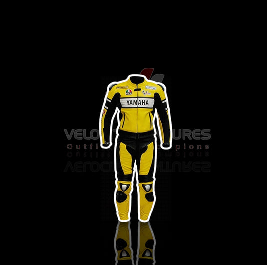 YAMAHA 1PCS, 2PCS CE-approved racing leather suit with armor, tailored fit & durable protection. Ideal for serious motorbike riders. Built for safety, comfort, and speed.